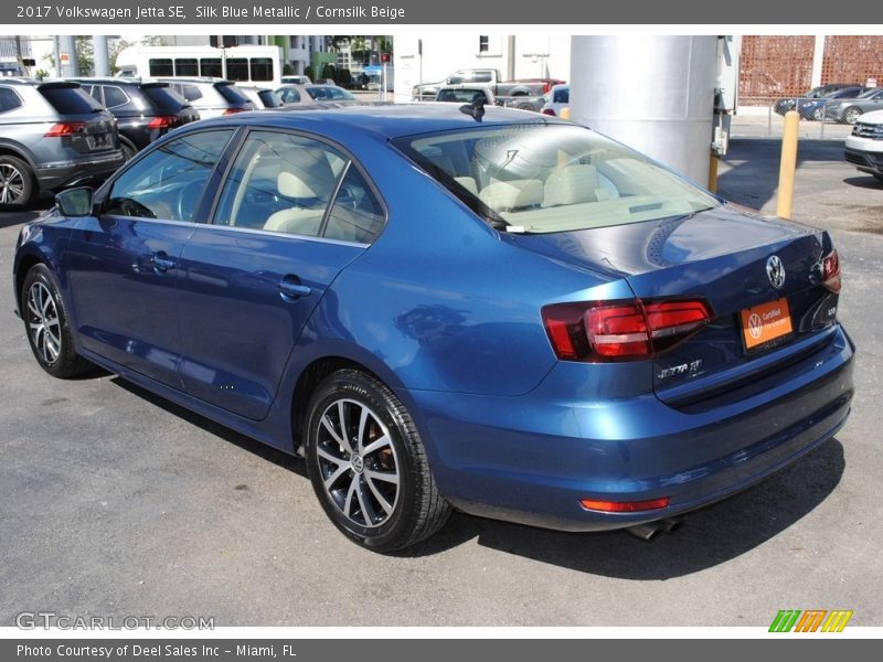 Silk Blue Metallic / Cornsilk Beige 2017 Volkswagen Jetta SE