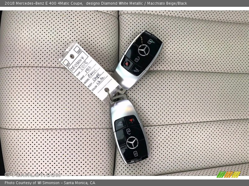 Keys of 2018 E 400 4Matic Coupe