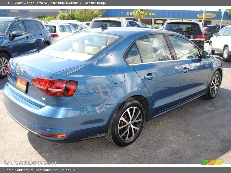 Silk Blue Metallic / Cornsilk Beige 2017 Volkswagen Jetta SE