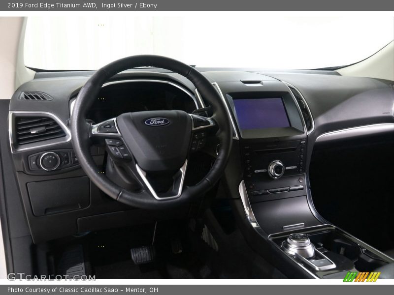 Ingot Silver / Ebony 2019 Ford Edge Titanium AWD