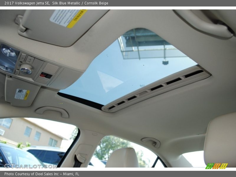 Silk Blue Metallic / Cornsilk Beige 2017 Volkswagen Jetta SE