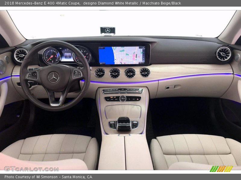 Dashboard of 2018 E 400 4Matic Coupe