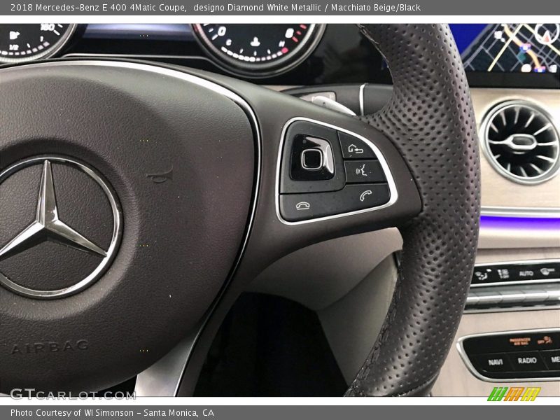 2018 E 400 4Matic Coupe Steering Wheel
