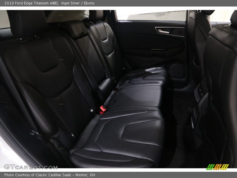 Ingot Silver / Ebony 2019 Ford Edge Titanium AWD