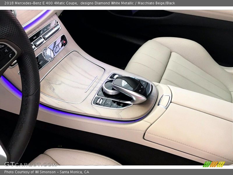 designo Diamond White Metallic / Macchiato Beige/Black 2018 Mercedes-Benz E 400 4Matic Coupe