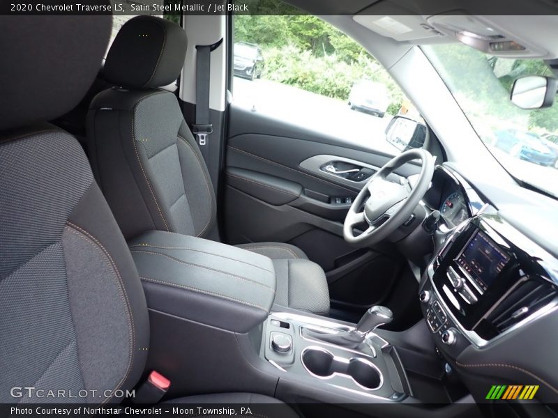 Satin Steel Metallic / Jet Black 2020 Chevrolet Traverse LS