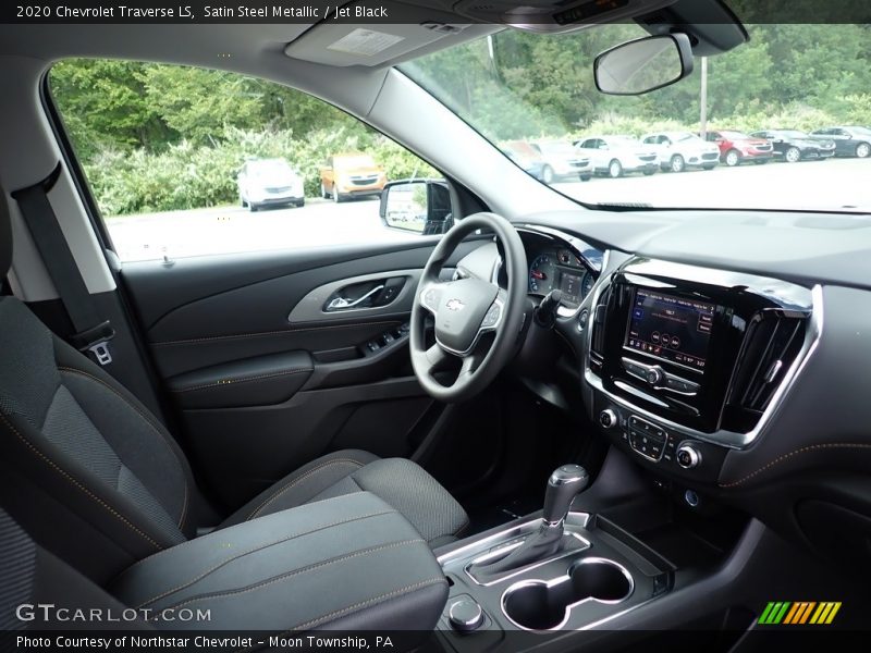 Satin Steel Metallic / Jet Black 2020 Chevrolet Traverse LS