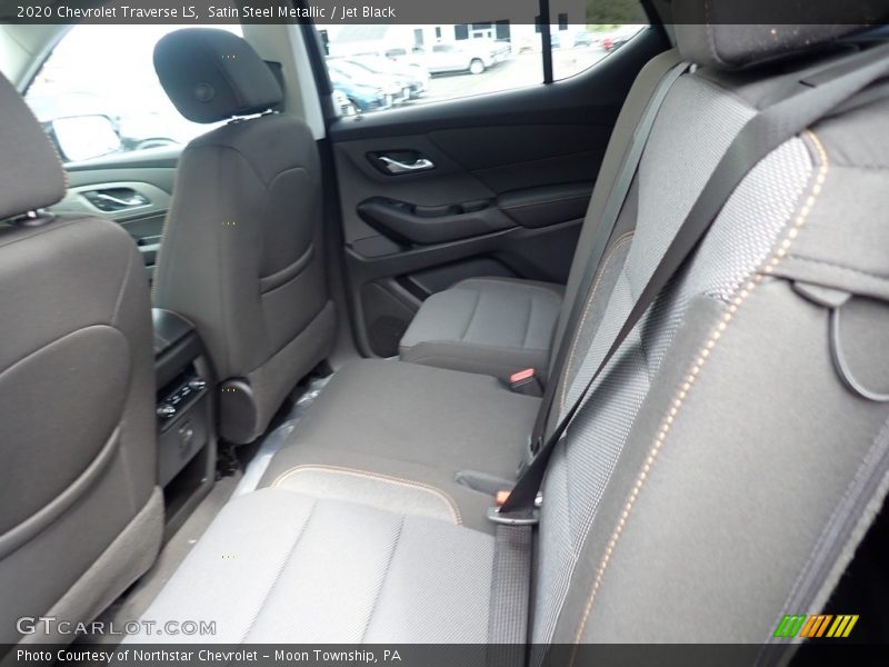 Satin Steel Metallic / Jet Black 2020 Chevrolet Traverse LS