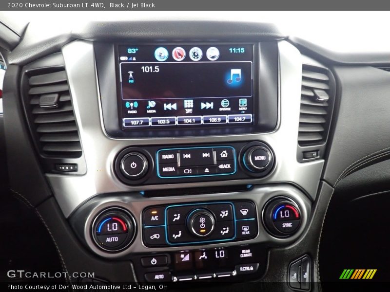 Black / Jet Black 2020 Chevrolet Suburban LT 4WD