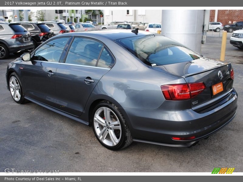 Platinum Gray Metallic / Titan Black 2017 Volkswagen Jetta GLI 2.0T
