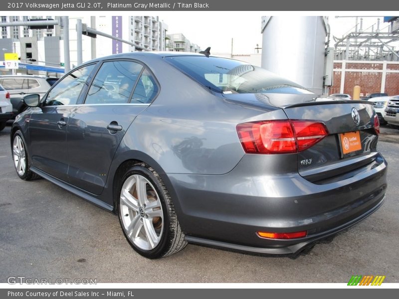 Platinum Gray Metallic / Titan Black 2017 Volkswagen Jetta GLI 2.0T