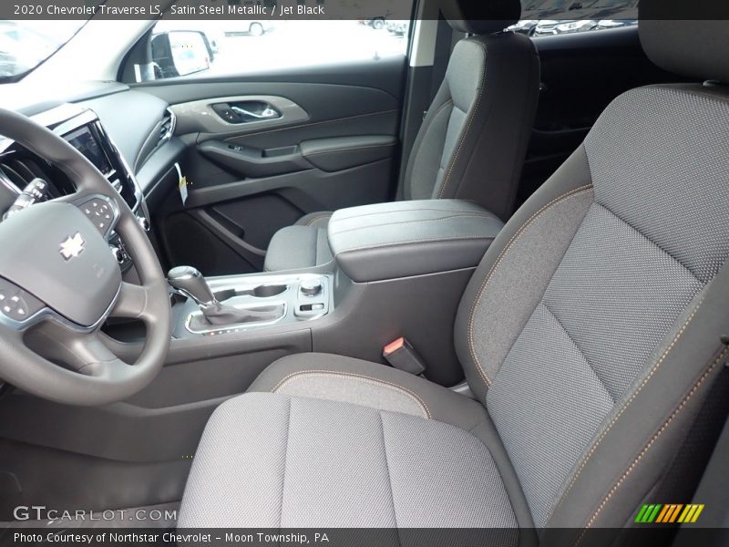 Satin Steel Metallic / Jet Black 2020 Chevrolet Traverse LS