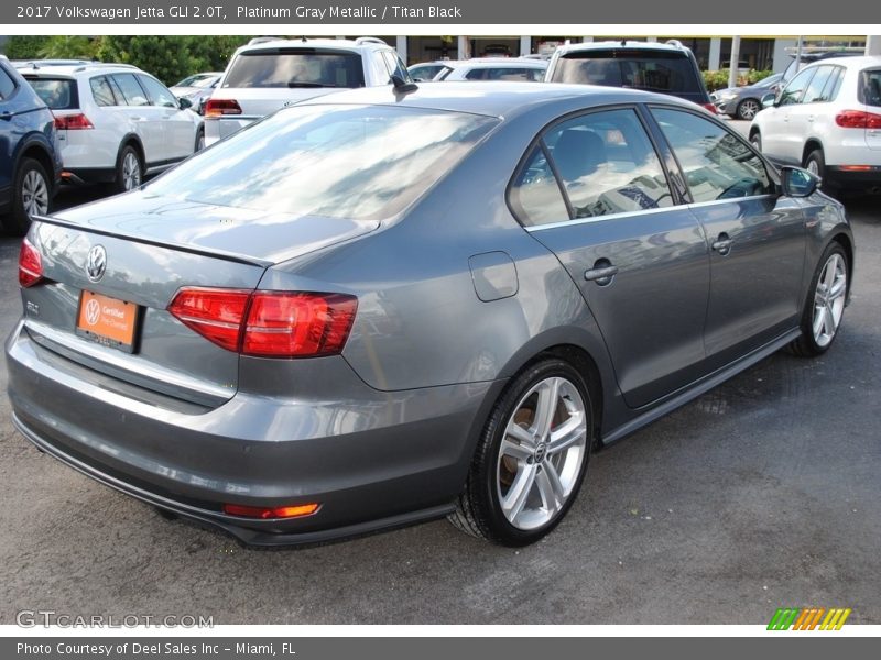 Platinum Gray Metallic / Titan Black 2017 Volkswagen Jetta GLI 2.0T