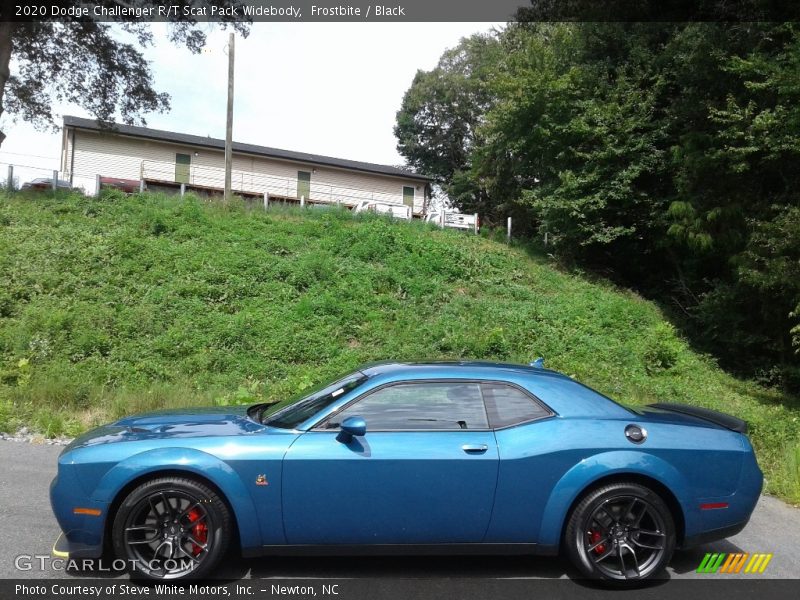 Frostbite / Black 2020 Dodge Challenger R/T Scat Pack Widebody