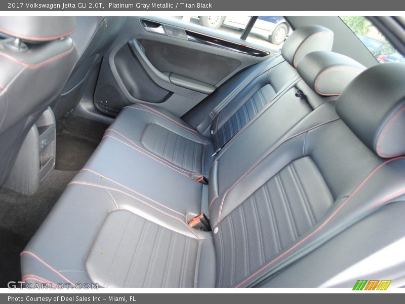 Rear Seat of 2017 Jetta GLI 2.0T
