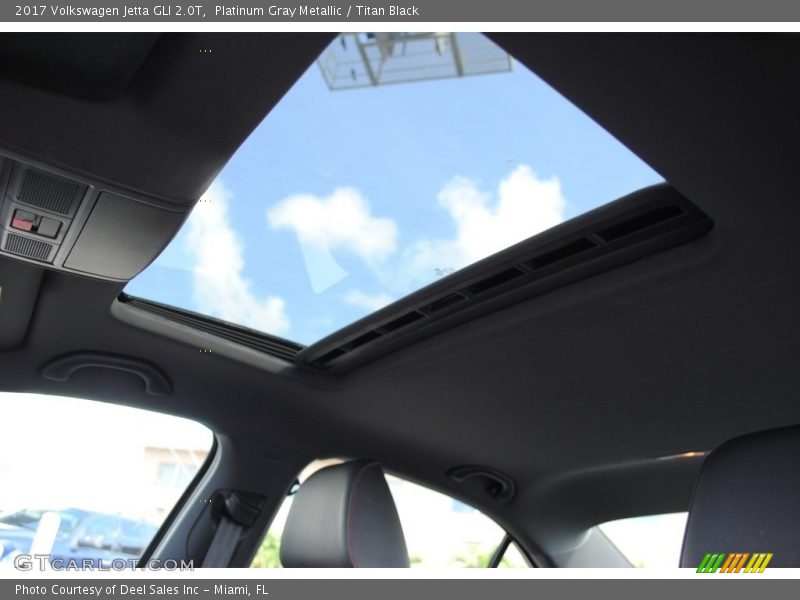 Platinum Gray Metallic / Titan Black 2017 Volkswagen Jetta GLI 2.0T