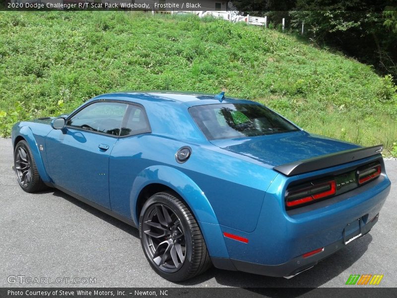Frostbite / Black 2020 Dodge Challenger R/T Scat Pack Widebody