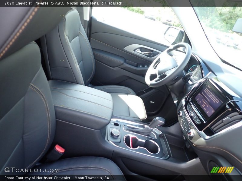 Mosaic Black Metallic / Jet Black 2020 Chevrolet Traverse RS AWD