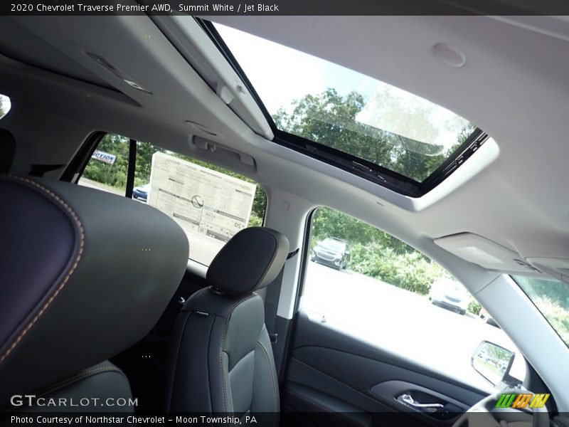 Summit White / Jet Black 2020 Chevrolet Traverse Premier AWD