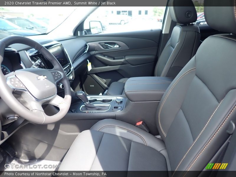 Summit White / Jet Black 2020 Chevrolet Traverse Premier AWD