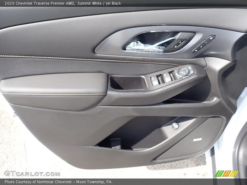 Summit White / Jet Black 2020 Chevrolet Traverse Premier AWD