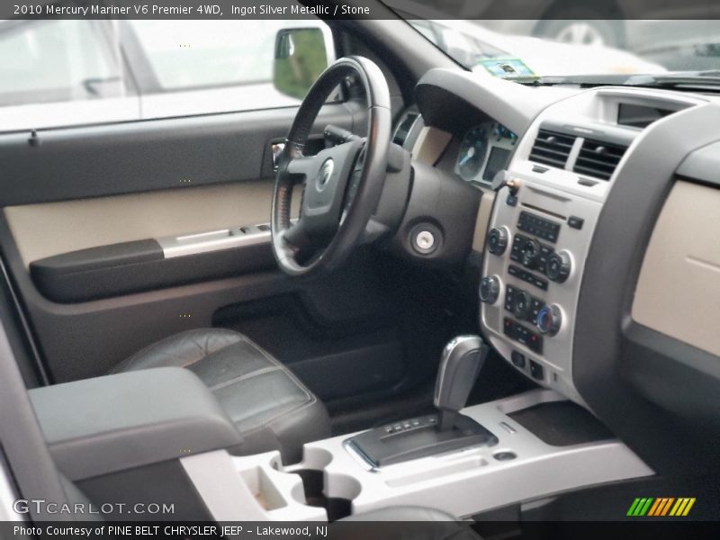 Ingot Silver Metallic / Stone 2010 Mercury Mariner V6 Premier 4WD