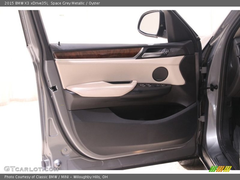 Space Grey Metallic / Oyster 2015 BMW X3 xDrive35i