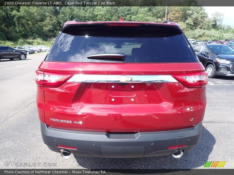 Cajun Red Tintcoat / Jet Black 2020 Chevrolet Traverse LT AWD