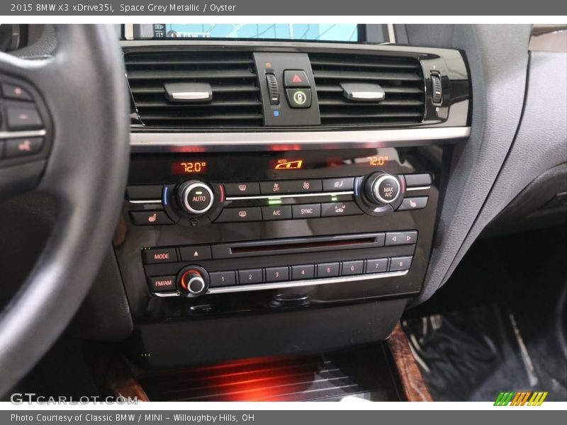 Space Grey Metallic / Oyster 2015 BMW X3 xDrive35i