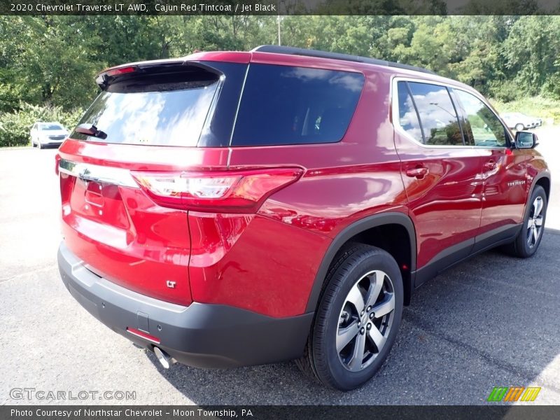 Cajun Red Tintcoat / Jet Black 2020 Chevrolet Traverse LT AWD