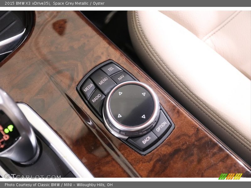 Space Grey Metallic / Oyster 2015 BMW X3 xDrive35i