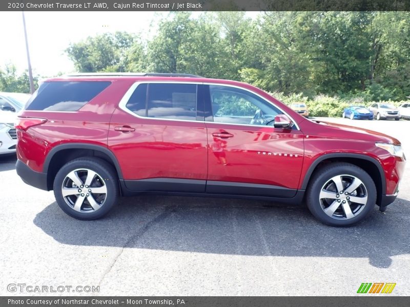 Cajun Red Tintcoat / Jet Black 2020 Chevrolet Traverse LT AWD