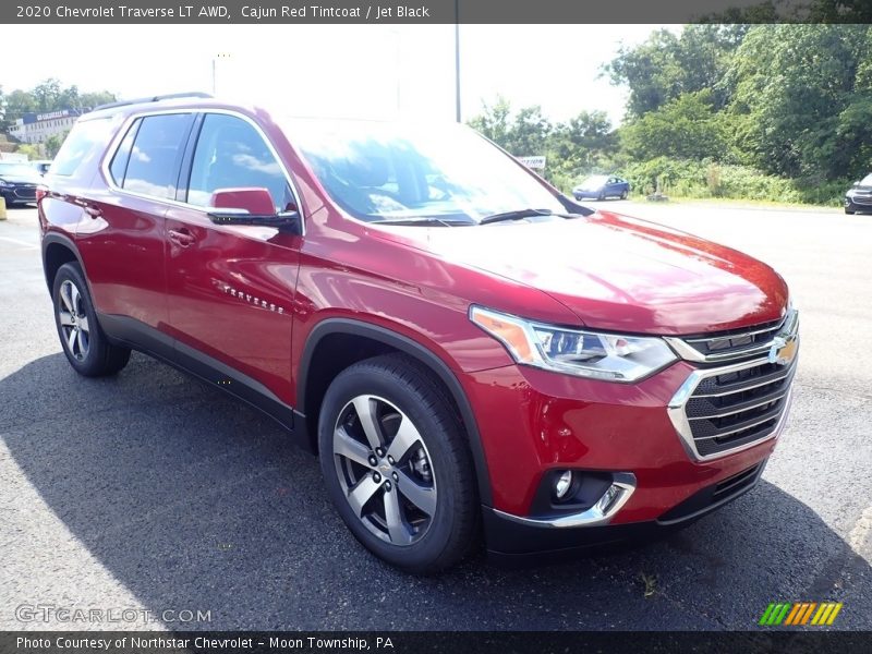 Cajun Red Tintcoat / Jet Black 2020 Chevrolet Traverse LT AWD