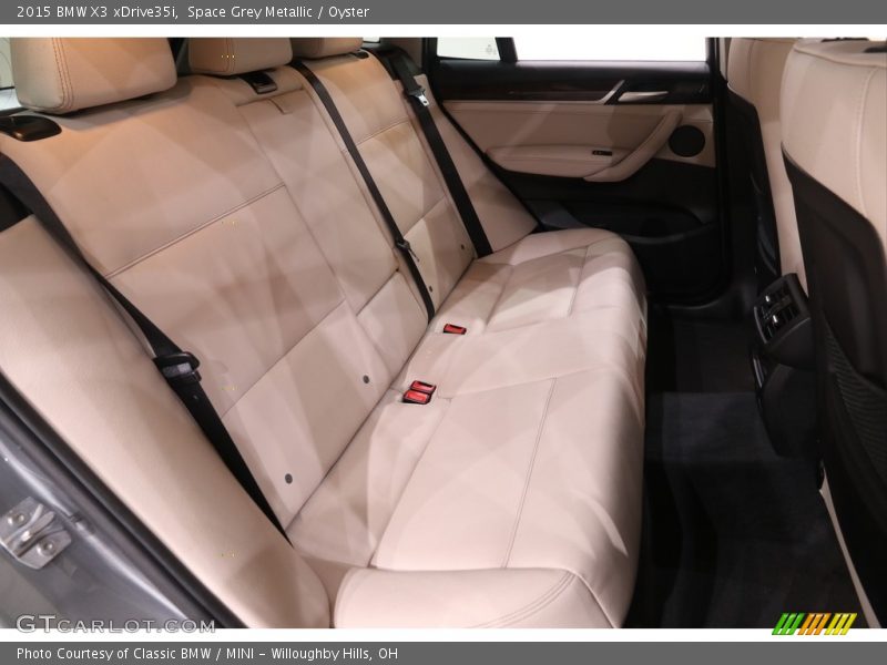 Space Grey Metallic / Oyster 2015 BMW X3 xDrive35i