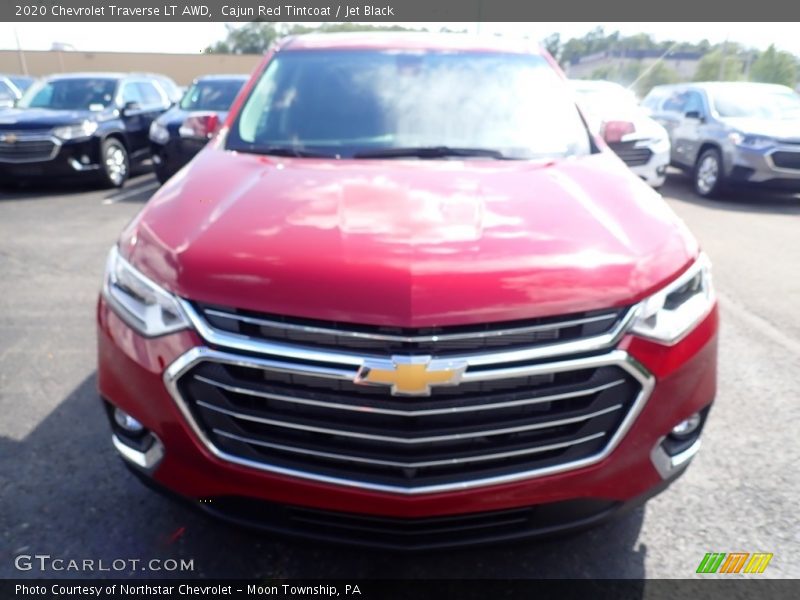 Cajun Red Tintcoat / Jet Black 2020 Chevrolet Traverse LT AWD