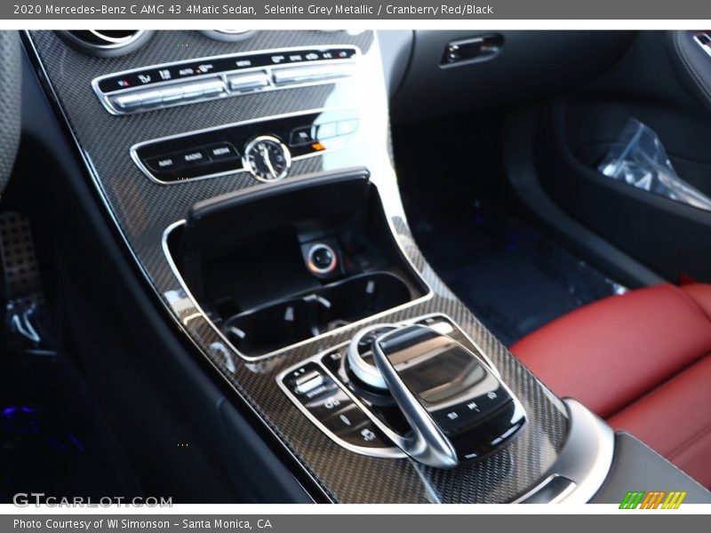 Selenite Grey Metallic / Cranberry Red/Black 2020 Mercedes-Benz C AMG 43 4Matic Sedan