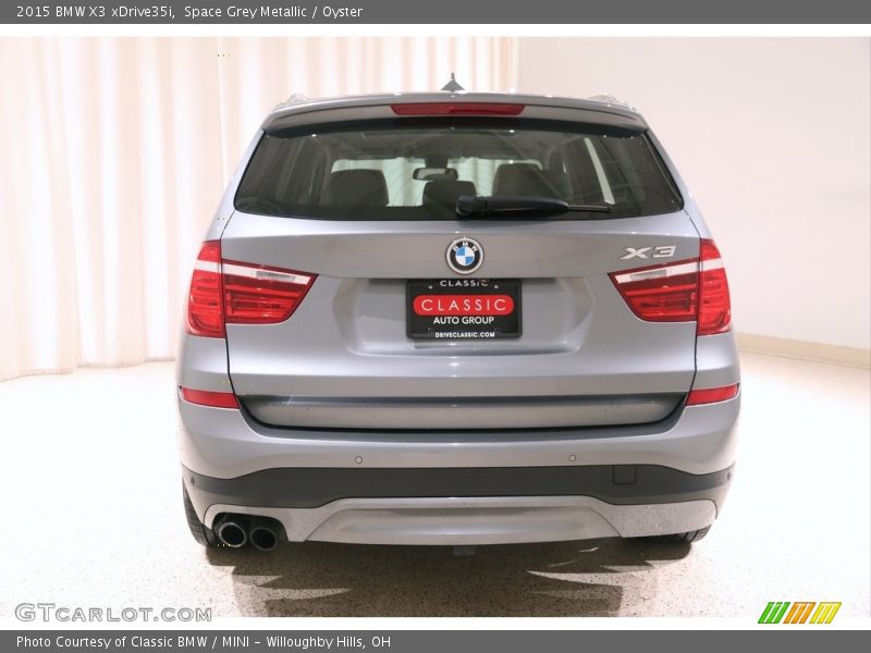 Space Grey Metallic / Oyster 2015 BMW X3 xDrive35i
