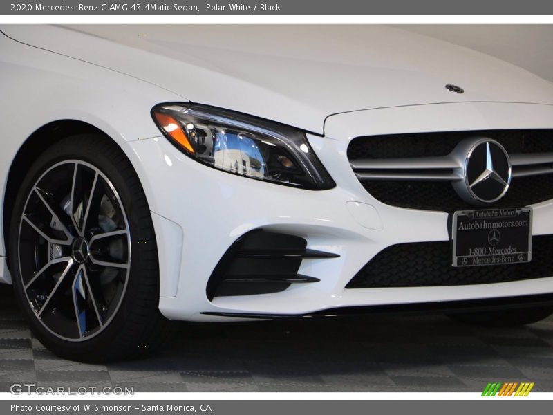 Polar White / Black 2020 Mercedes-Benz C AMG 43 4Matic Sedan