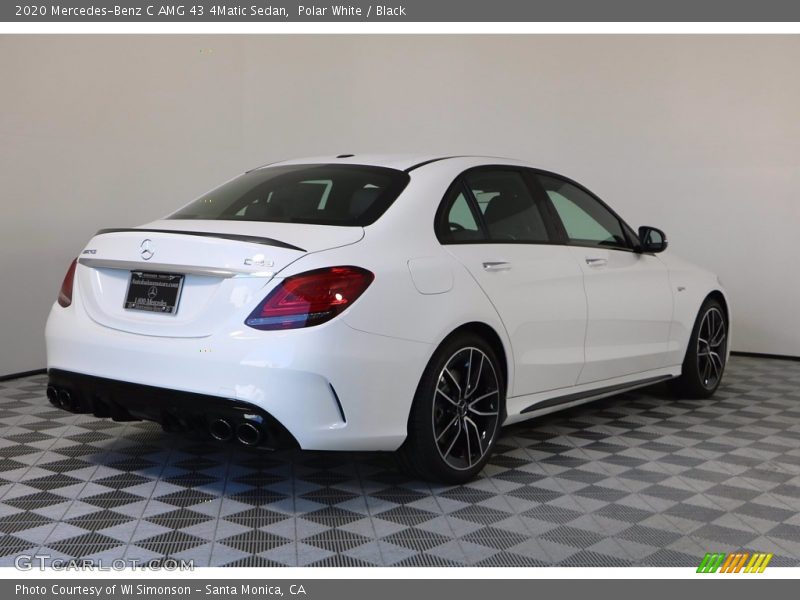 Polar White / Black 2020 Mercedes-Benz C AMG 43 4Matic Sedan