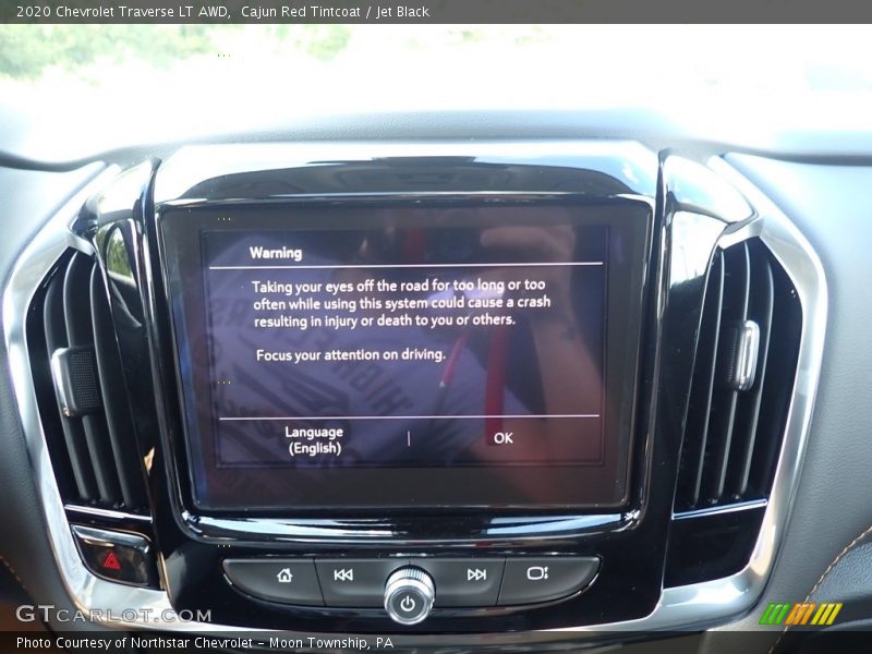 Cajun Red Tintcoat / Jet Black 2020 Chevrolet Traverse LT AWD