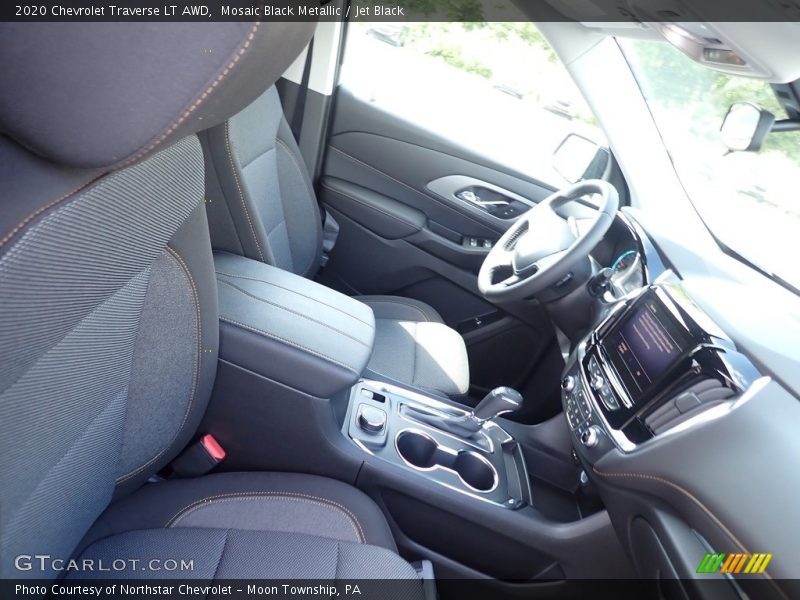 Mosaic Black Metallic / Jet Black 2020 Chevrolet Traverse LT AWD