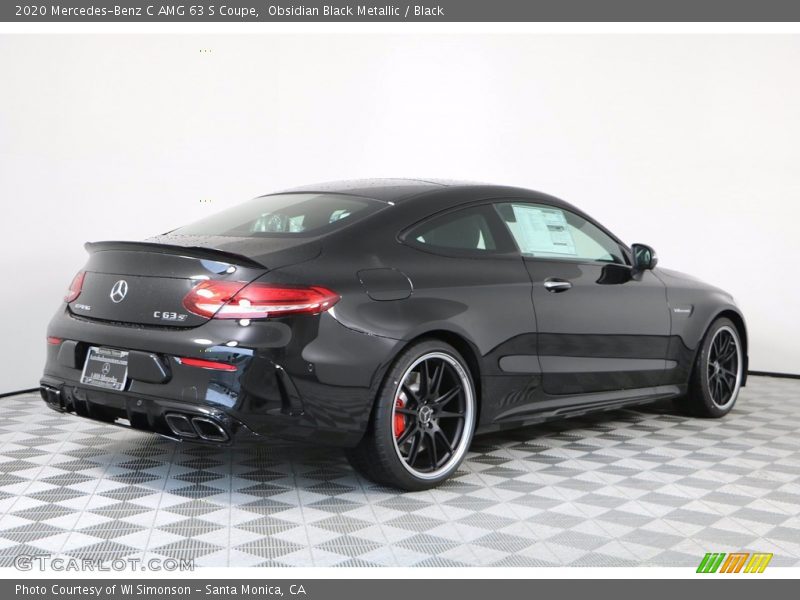 Obsidian Black Metallic / Black 2020 Mercedes-Benz C AMG 63 S Coupe