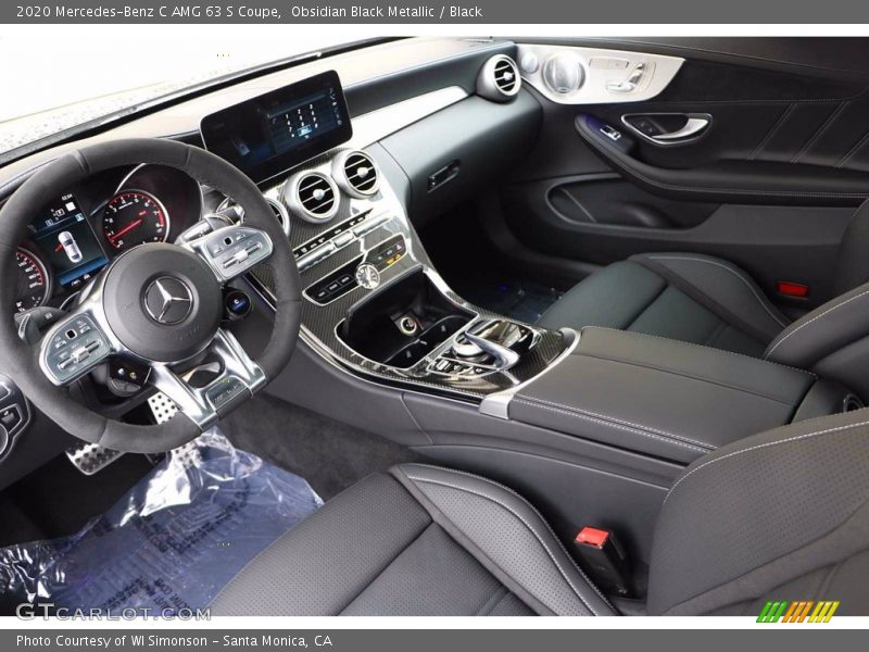 Obsidian Black Metallic / Black 2020 Mercedes-Benz C AMG 63 S Coupe