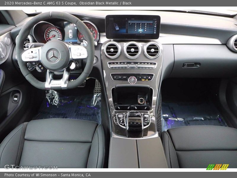 Obsidian Black Metallic / Black 2020 Mercedes-Benz C AMG 63 S Coupe