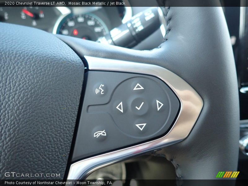 Mosaic Black Metallic / Jet Black 2020 Chevrolet Traverse LT AWD