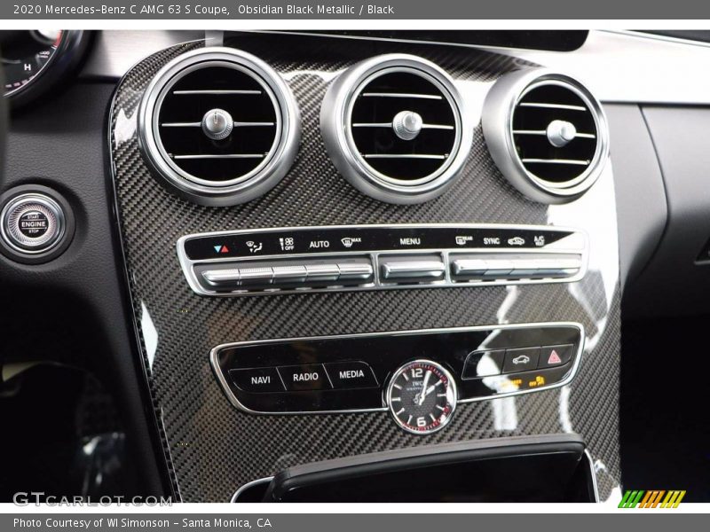 Obsidian Black Metallic / Black 2020 Mercedes-Benz C AMG 63 S Coupe