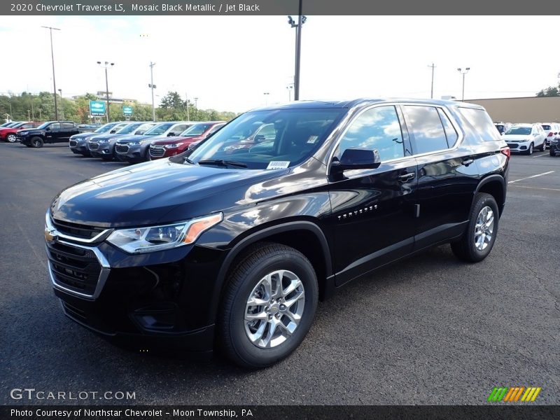 Mosaic Black Metallic / Jet Black 2020 Chevrolet Traverse LS