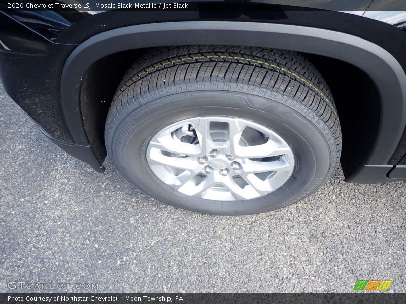 Mosaic Black Metallic / Jet Black 2020 Chevrolet Traverse LS