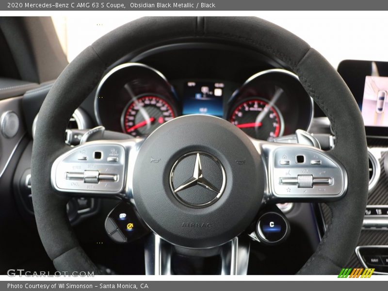 Obsidian Black Metallic / Black 2020 Mercedes-Benz C AMG 63 S Coupe