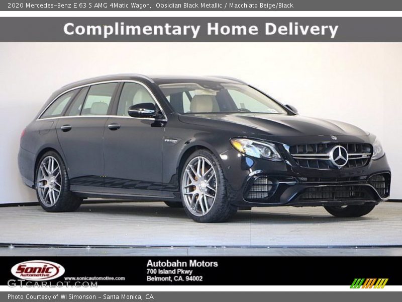 Obsidian Black Metallic / Macchiato Beige/Black 2020 Mercedes-Benz E 63 S AMG 4Matic Wagon